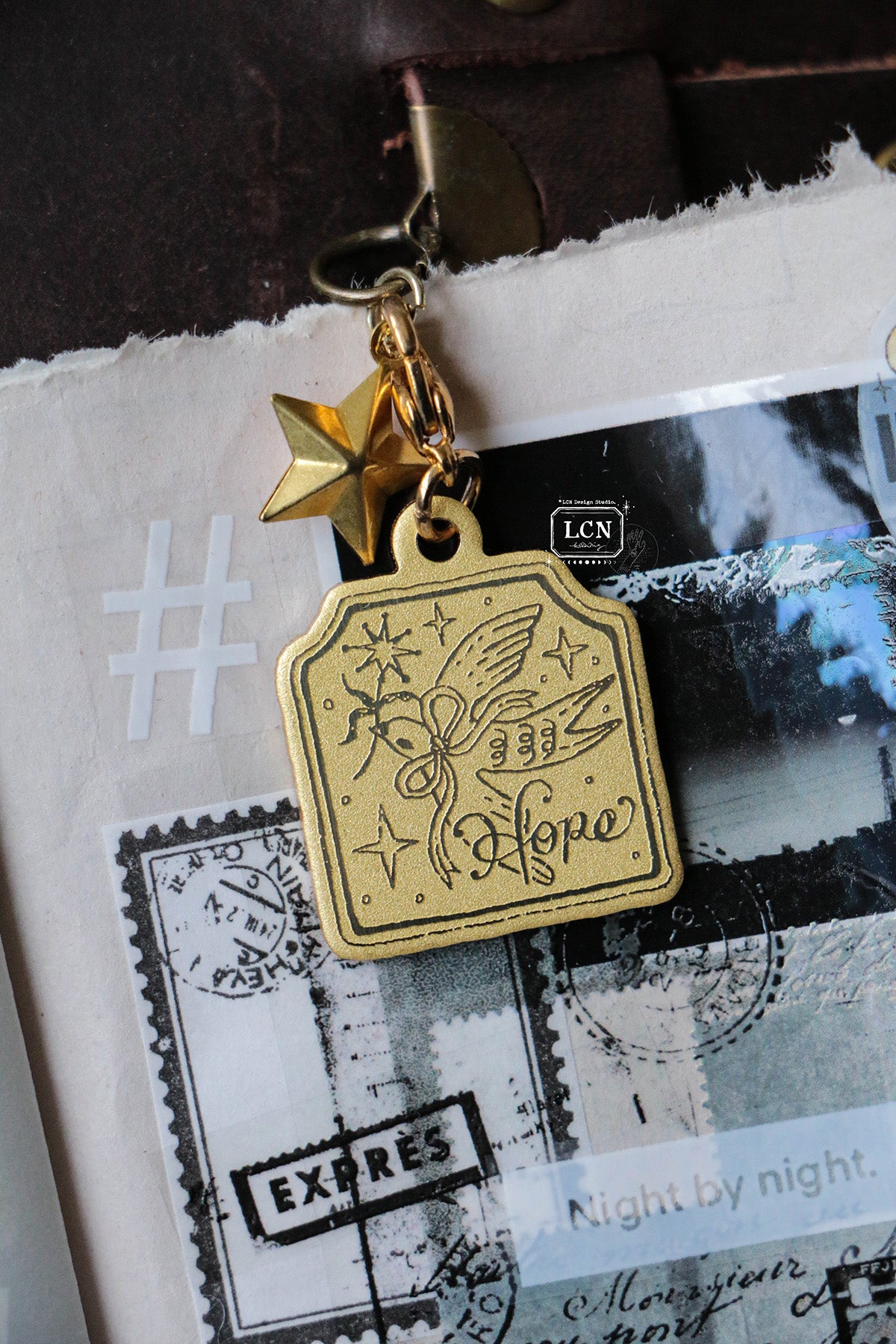 LCN Brass Charm: Hope