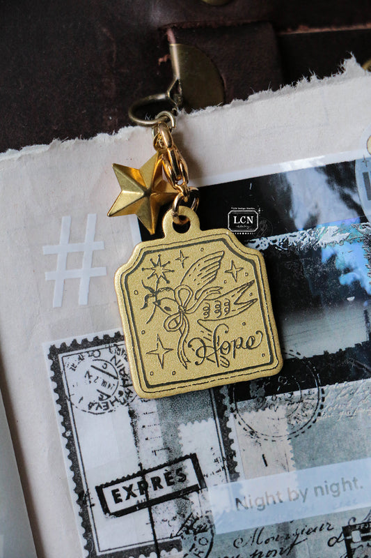 LCN Brass Charm: Hope