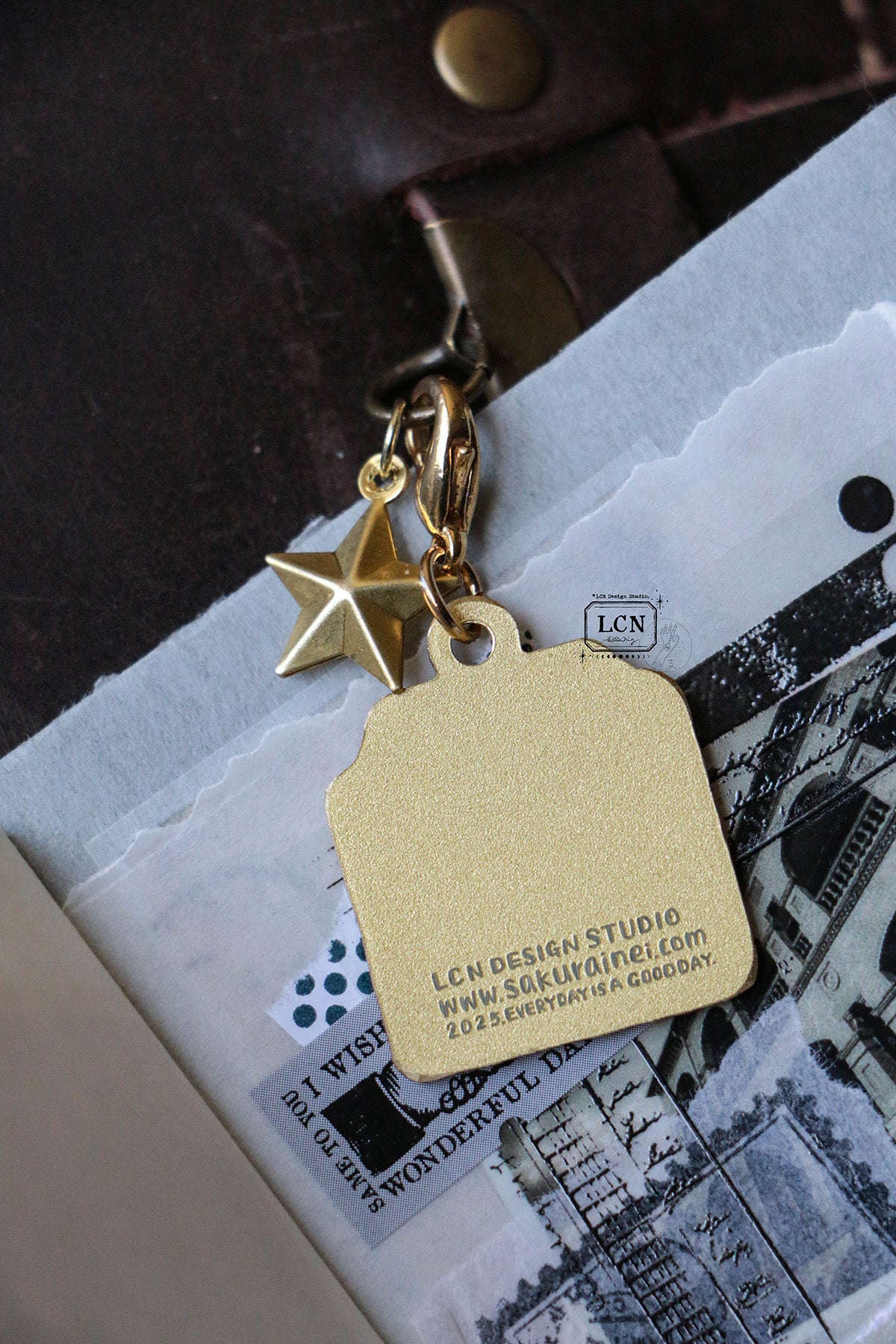 LCN Brass Charm: Hope