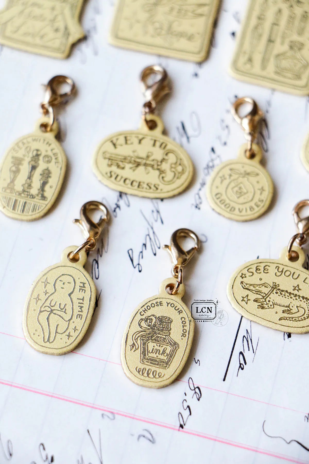 LCN Brass Charm: Choose Your Color