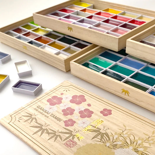 KURETAKE: 顔彩耽美 (Gansai-Tambi) Traditional Japanese Watercolors