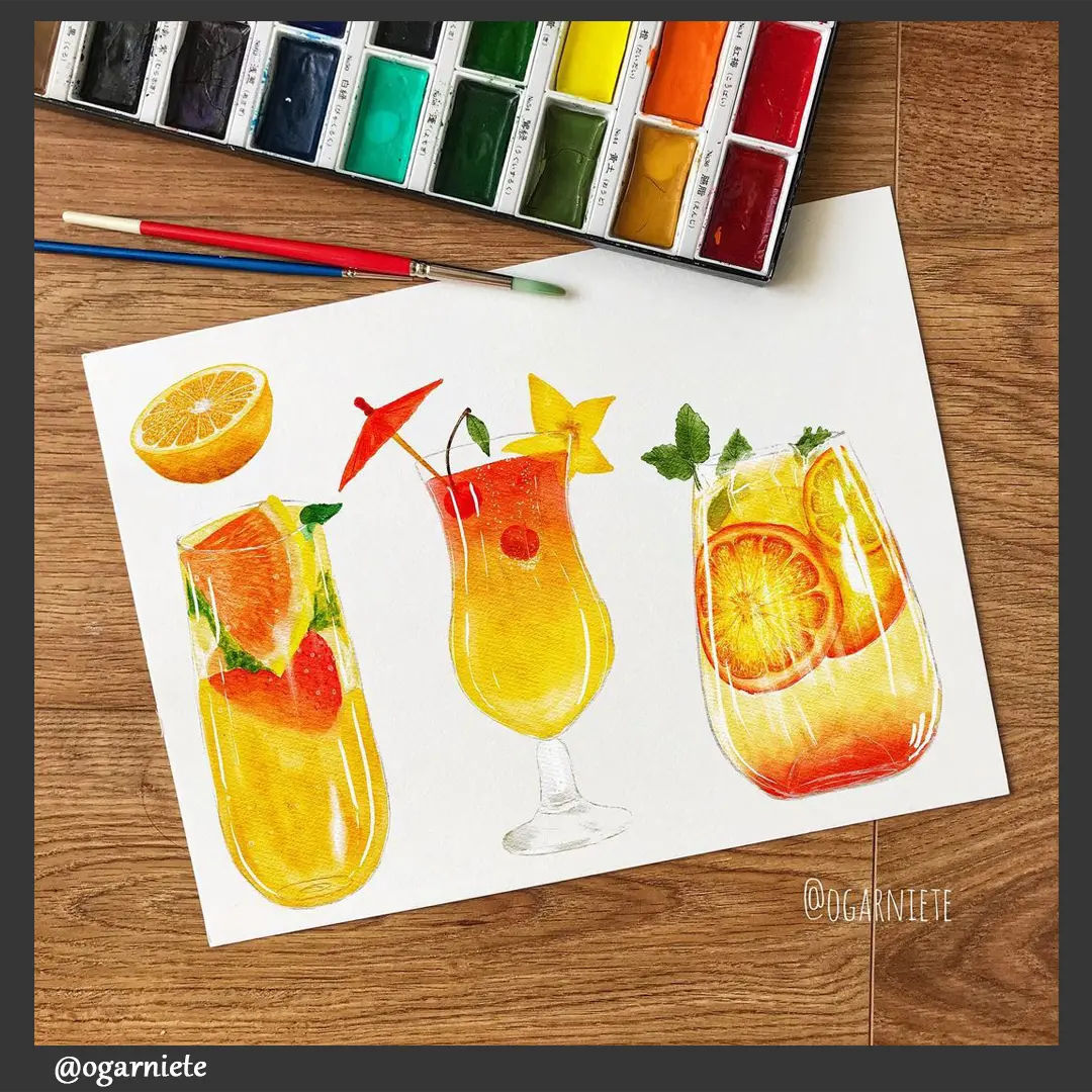 KURETAKE: 顔彩耽美 (Gansai-Tambi) Traditional Japanese Watercolors