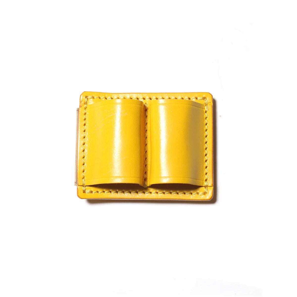 Bridle leather clip pen holder