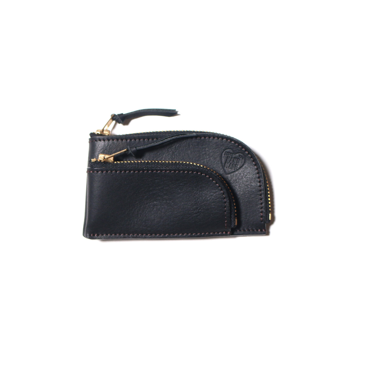 PRE-ORDER: TSL Parent-Child Oil Leather Small Zipper Pouch