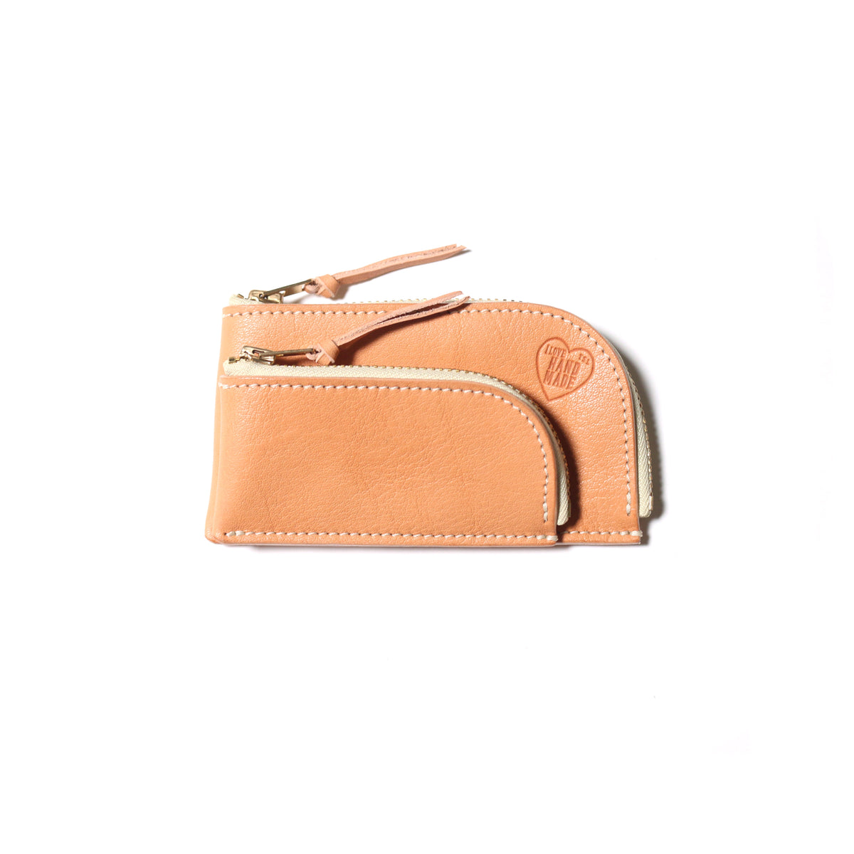 PRE-ORDER: TSL Parent-Child Oil Leather Small Zipper Pouch