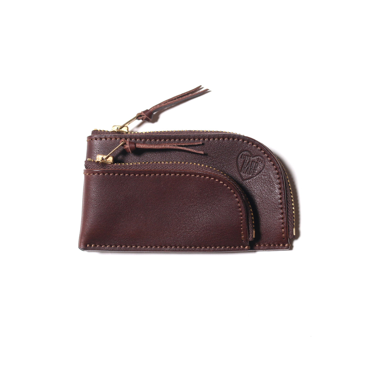 PRE-ORDER: TSL Parent-Child Oil Leather Small Zipper Pouch