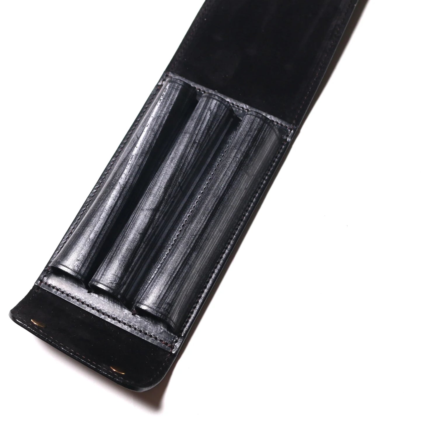 Bridle Leather Fountain Pen Case (3 pens)