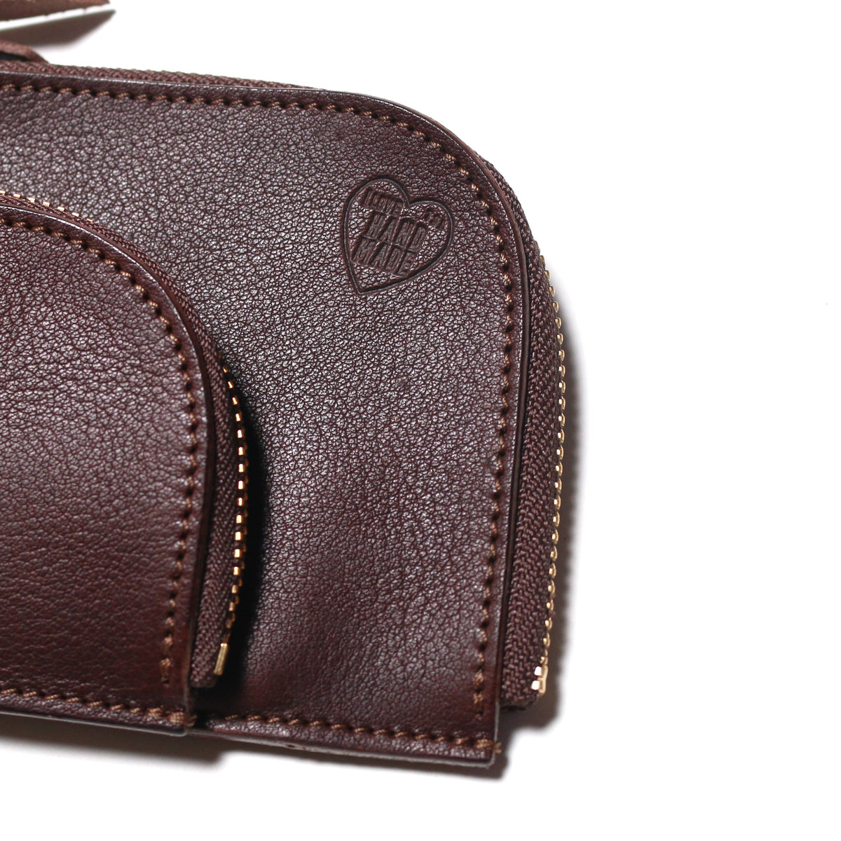 PRE-ORDER: TSL Parent-Child Oil Leather Large Zipper Pouch