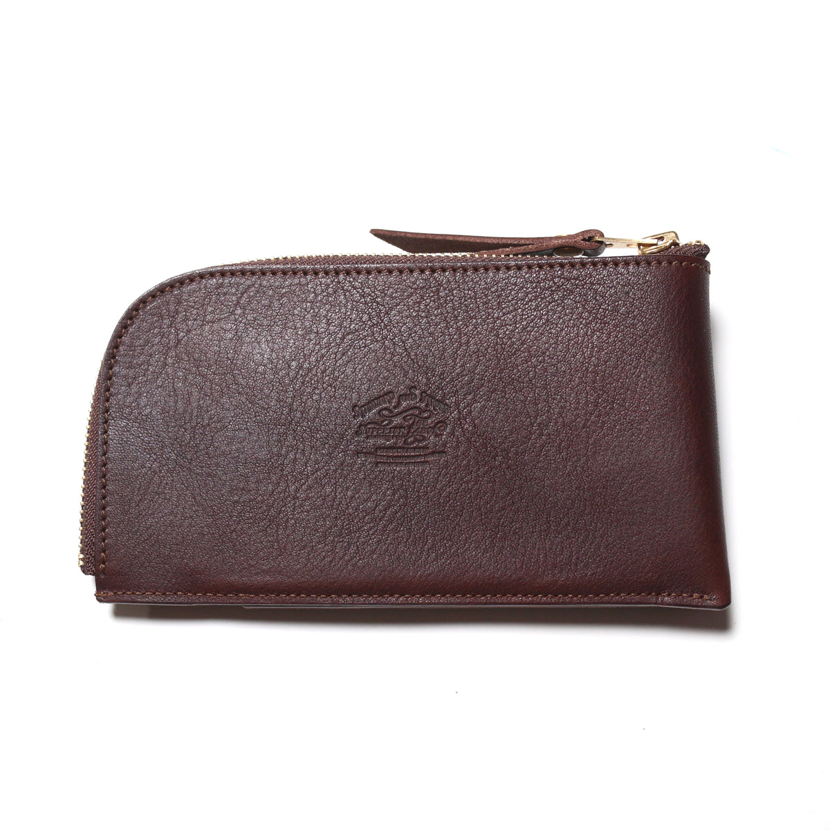 PRE-ORDER: TSL Parent-Child Oil Leather Large Zipper Pouch