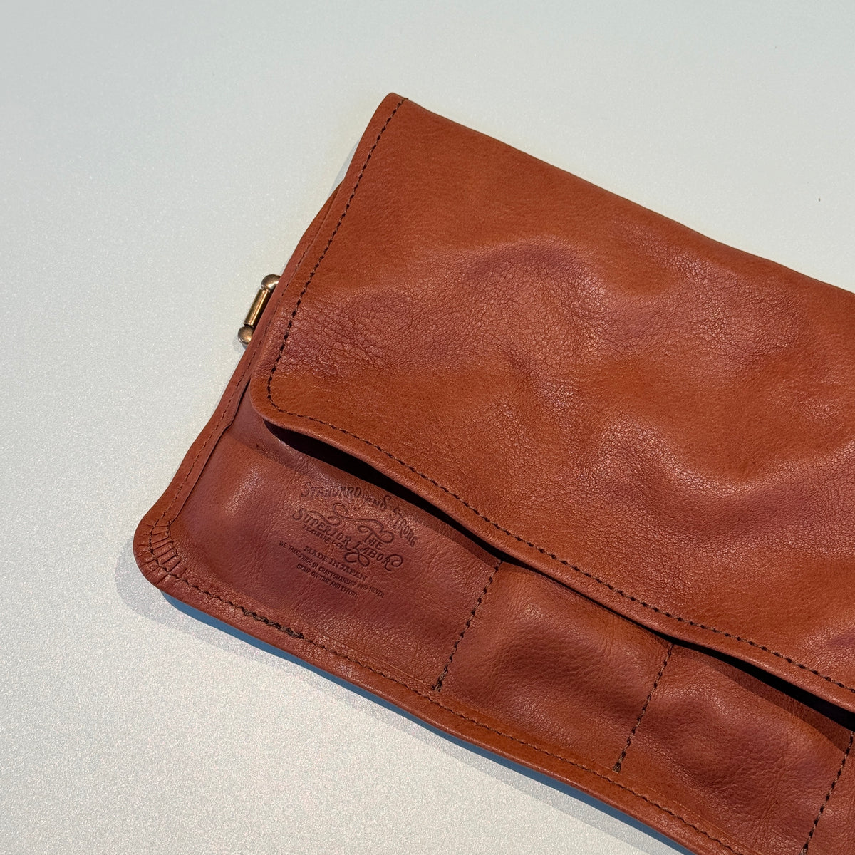 TSL Leather roll pen case
