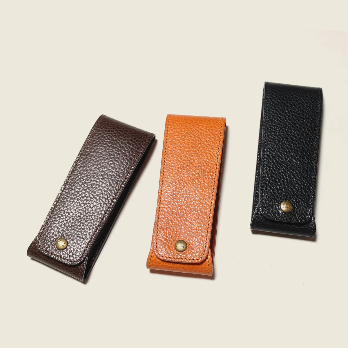 Toscana Leather Fountain Pen Case (2 pens)