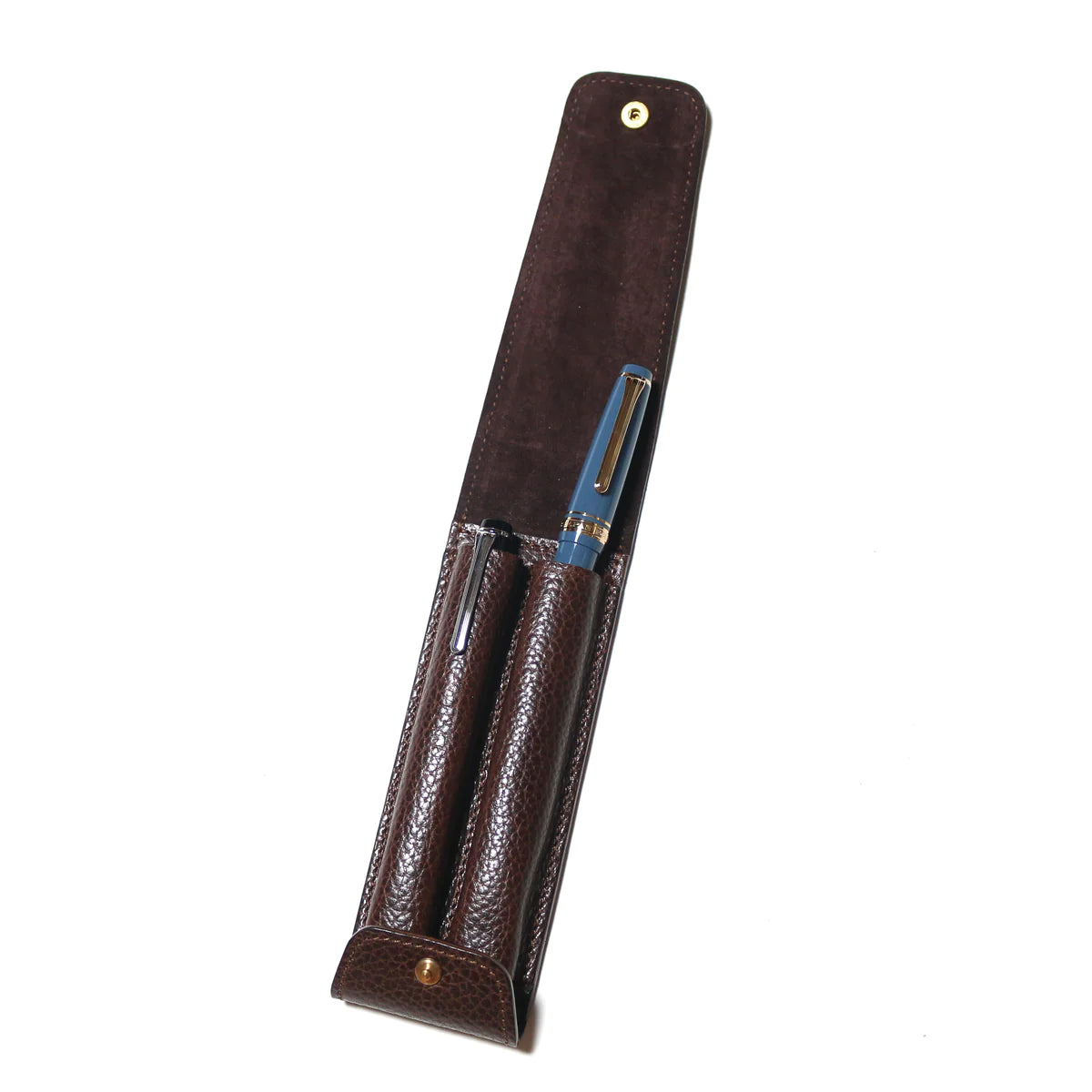Toscana Leather Fountain Pen Case (2 pens)