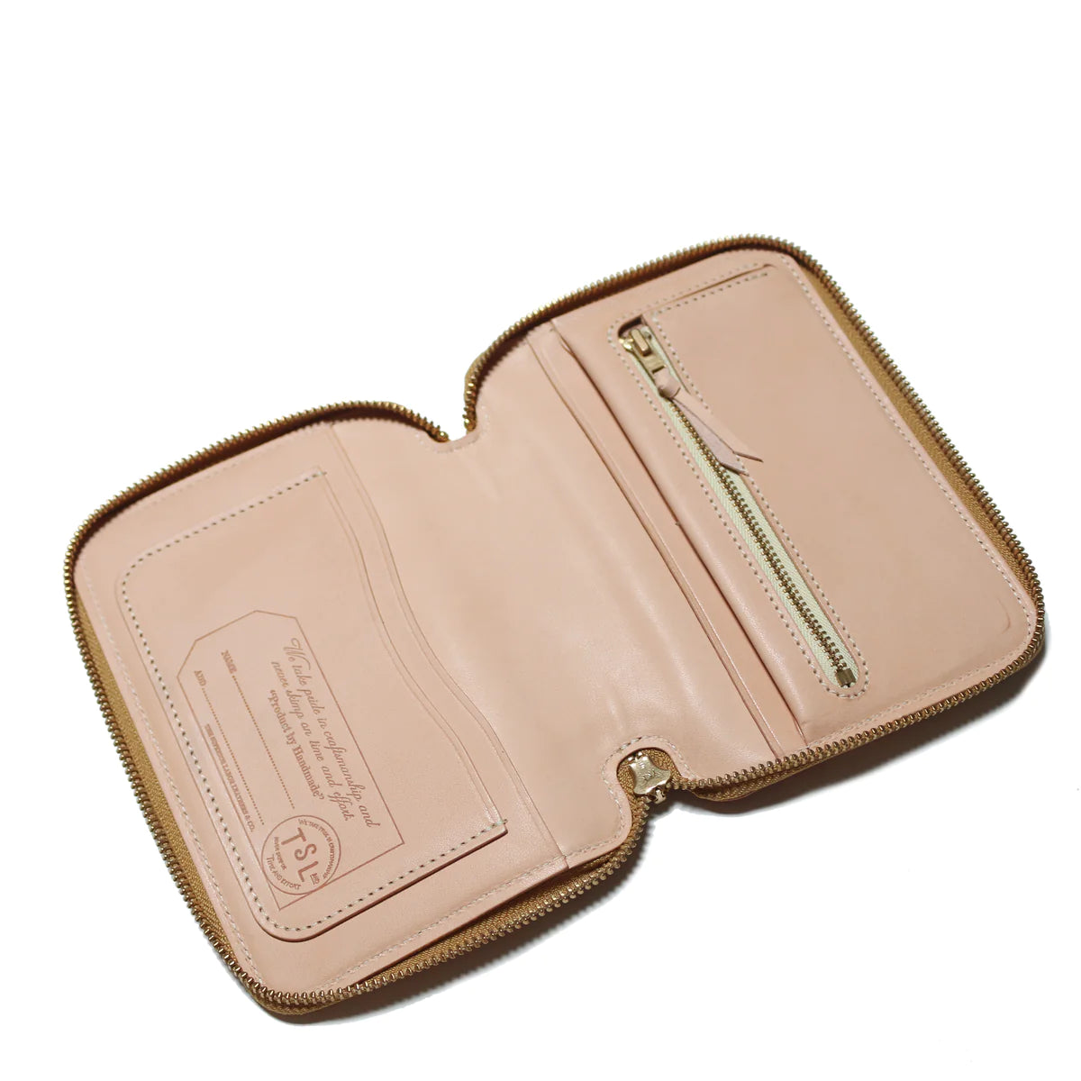 A6 Toscana Leather Zip Organizer
