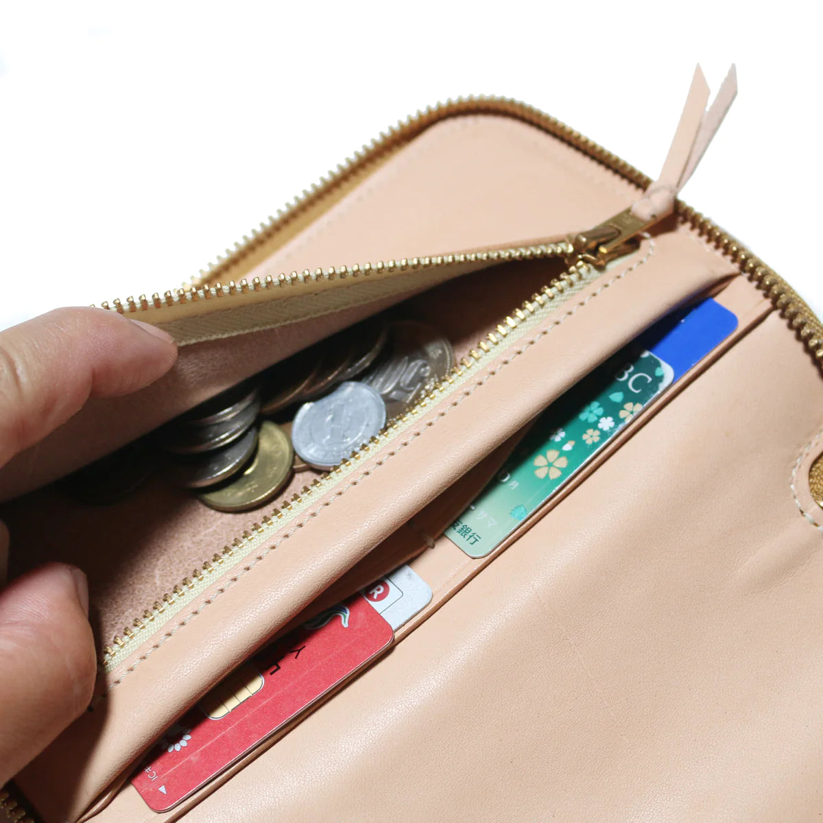 A6 Toscana Leather Zip Organizer