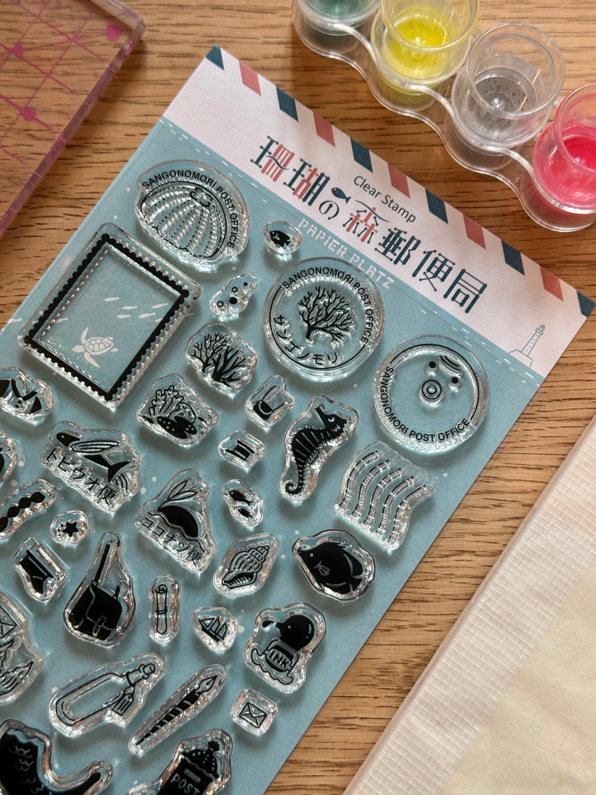 Kyupodo Clear Stamps: Coral Forest Post Office