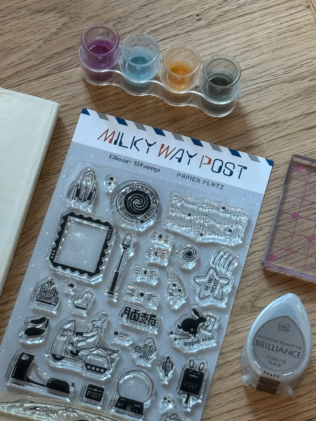Kyupodo Clear Stamps: Post Office On The Moon
