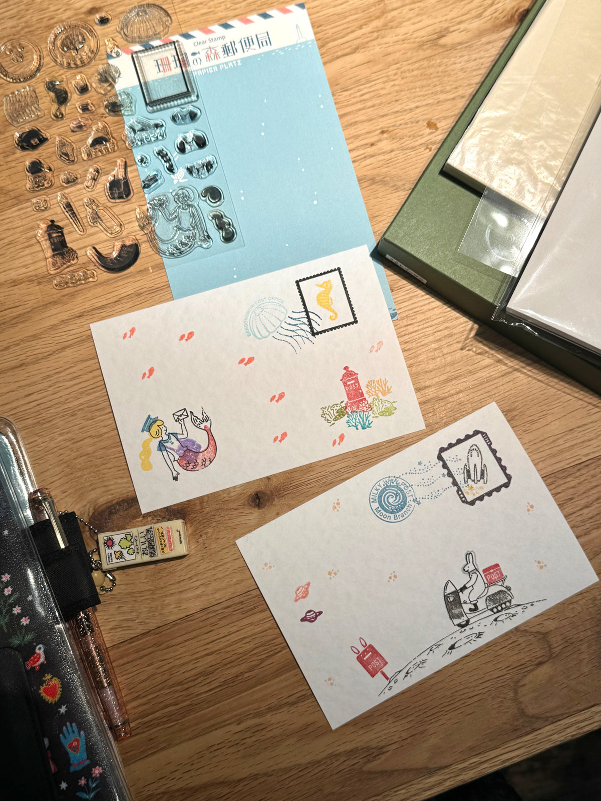 Kyupodo Clear Stamps: Coral Forest Post Office