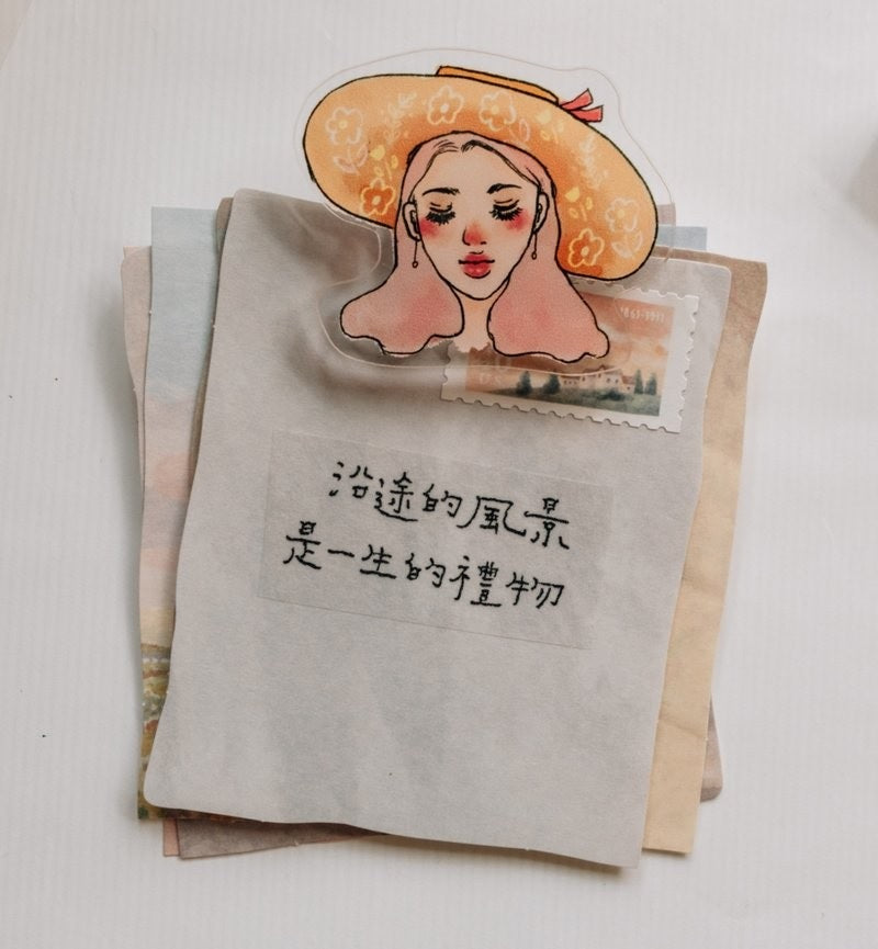LA DOLCE VITA: Acrylic clip - Spring goddess