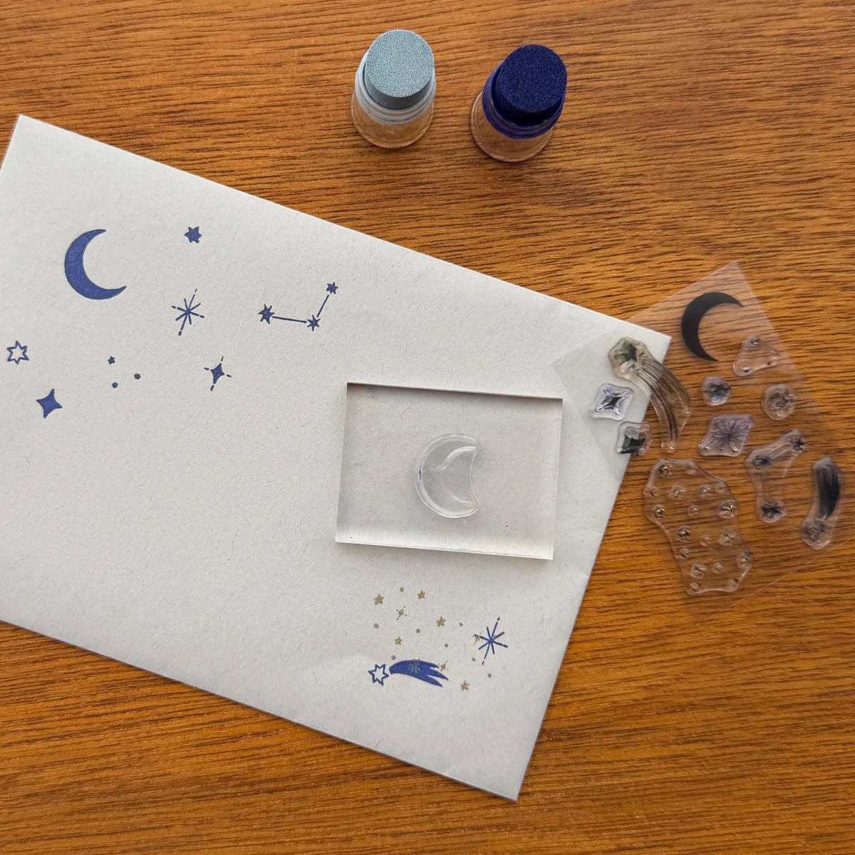 Pocket-Sized Clear Stamp Set - Starry Sky