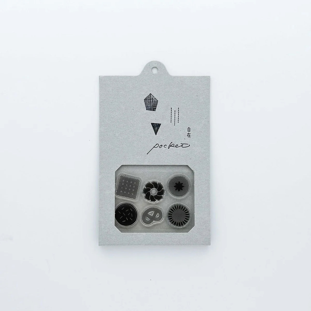 Pocket-Sized Clear Stamp Set - Cookies