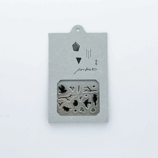 Pocket-Sized Clear Stamp Set - Bird and Twig