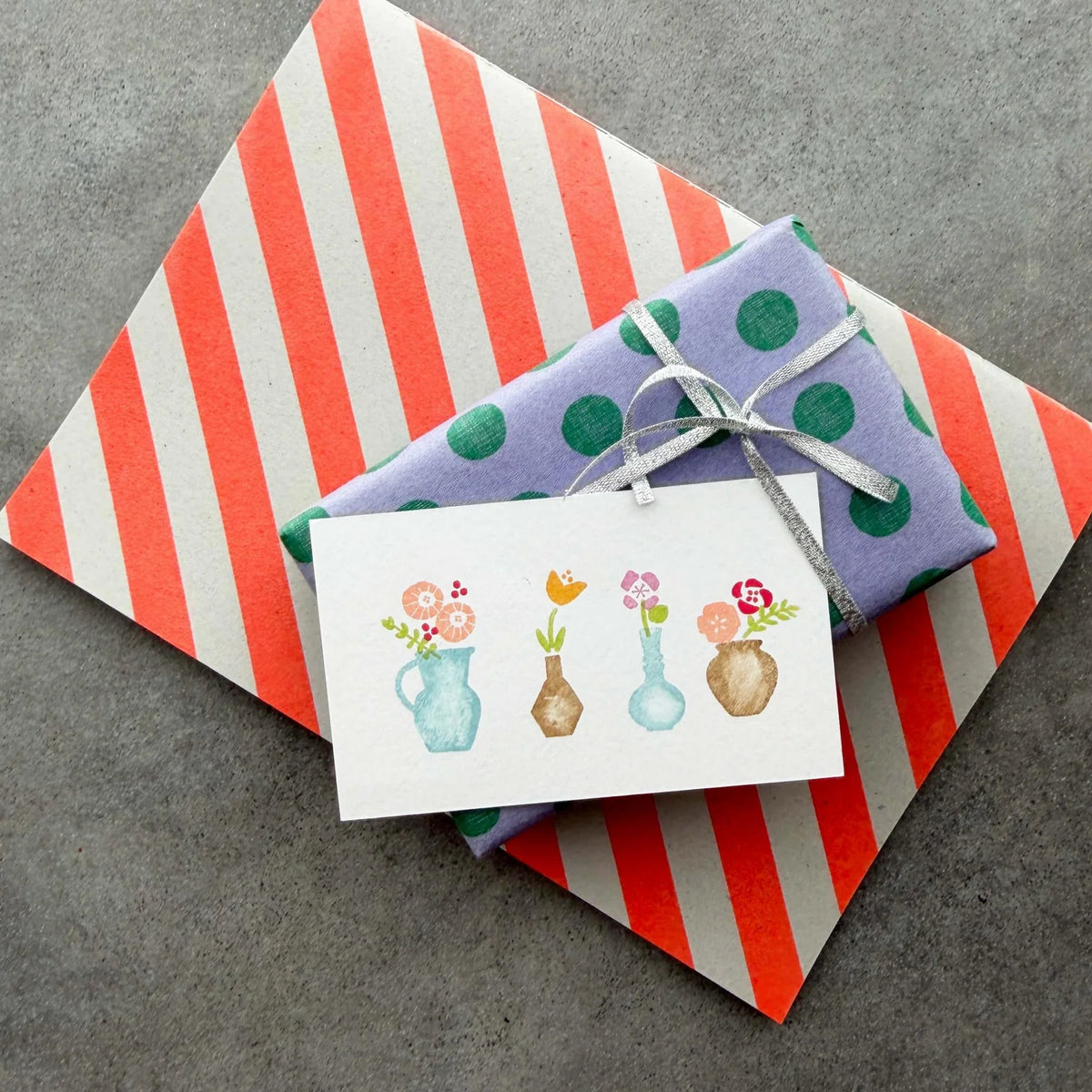 Pocket-Sized Clear Stamp Set - Flowers and Vases