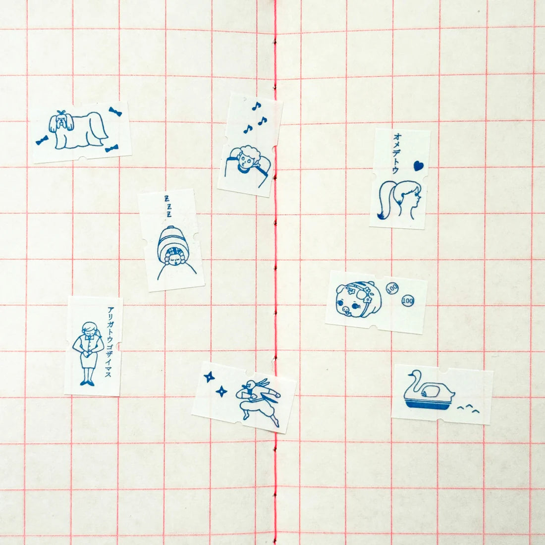 Label Sticker Roll: 水縞 (Mizushima) x Sublo: Japan Daily Life