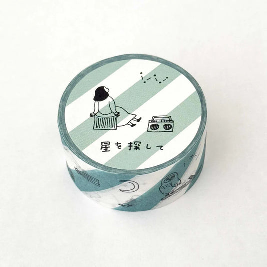 Masking Tape: ネクタイ (necktie) x 水縞 (Mizushima): 星を探して (Hoshi wo sagashite) - Searching for the Stars