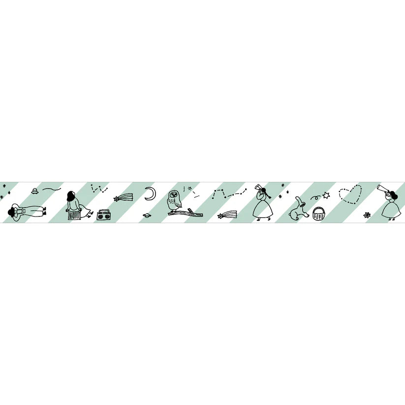 Masking Tape: ネクタイ (necktie) x 水縞 (Mizushima): 星を探して (Hoshi wo sagashite) - Searching for the Stars