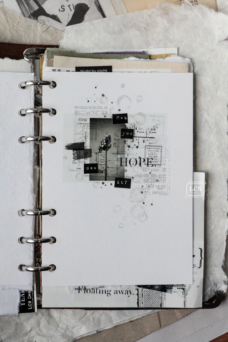 LCN rubber stamp set:  Bubbles