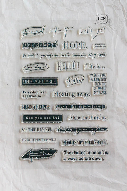 LCN clear stamps: Sentence vol.3