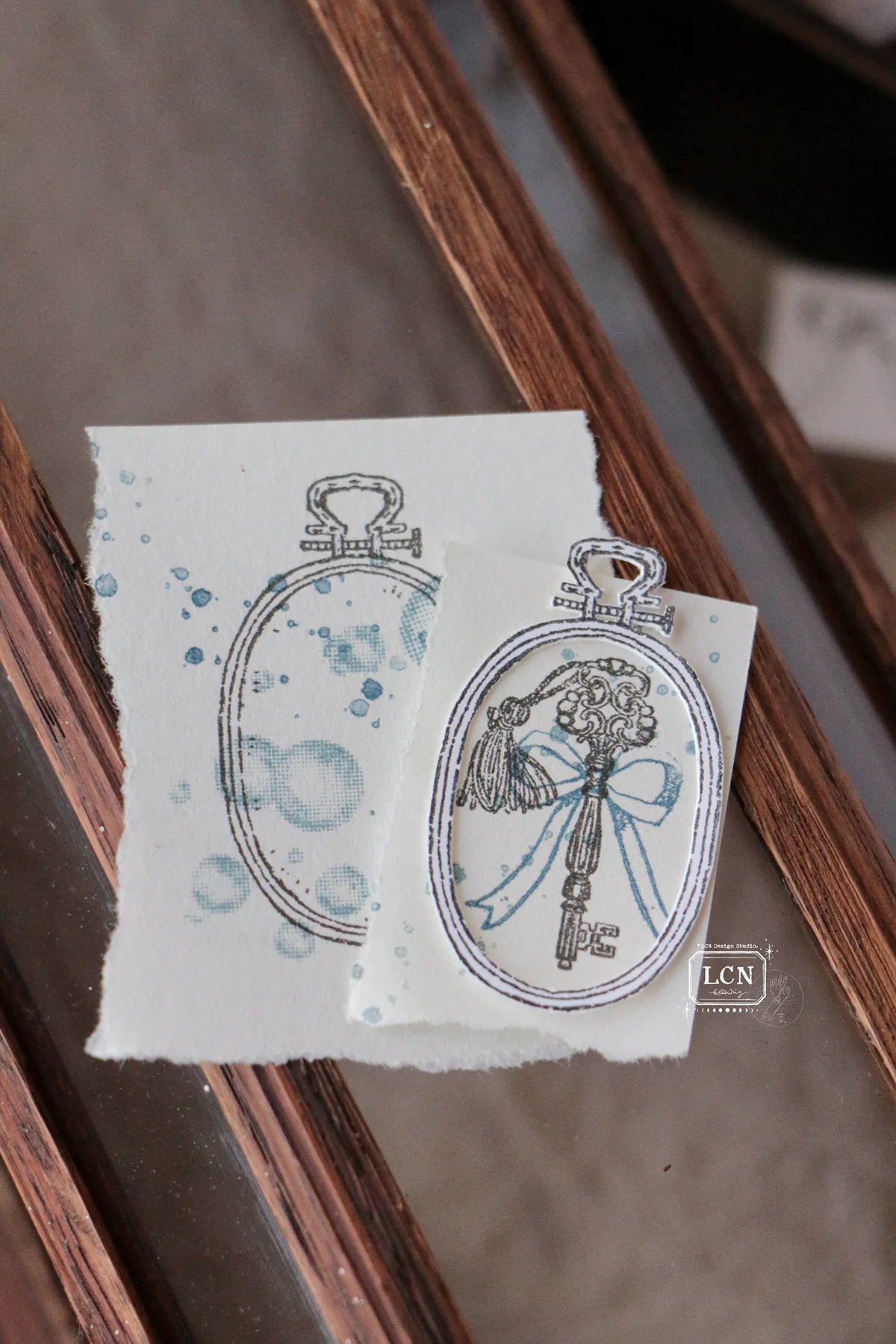 LCN Rubber Stamp: Skeleton Key