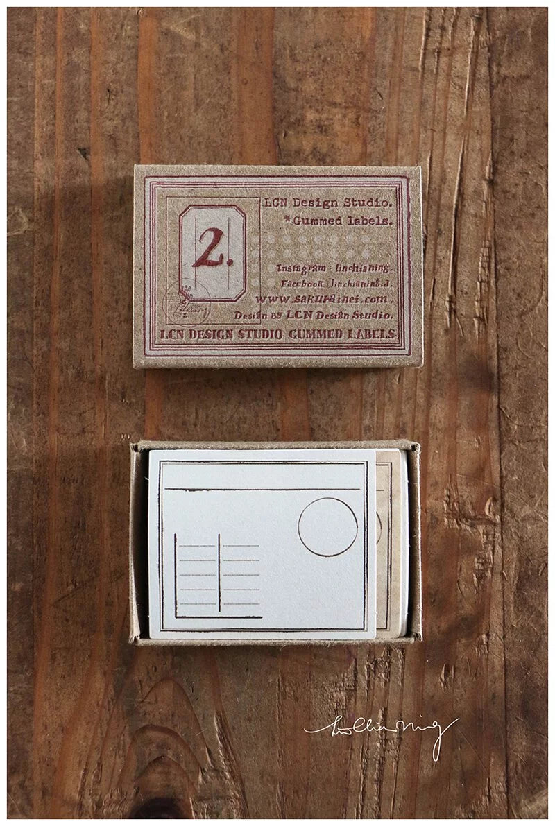 LCN gummed label set: Specimen Labels Box no.2