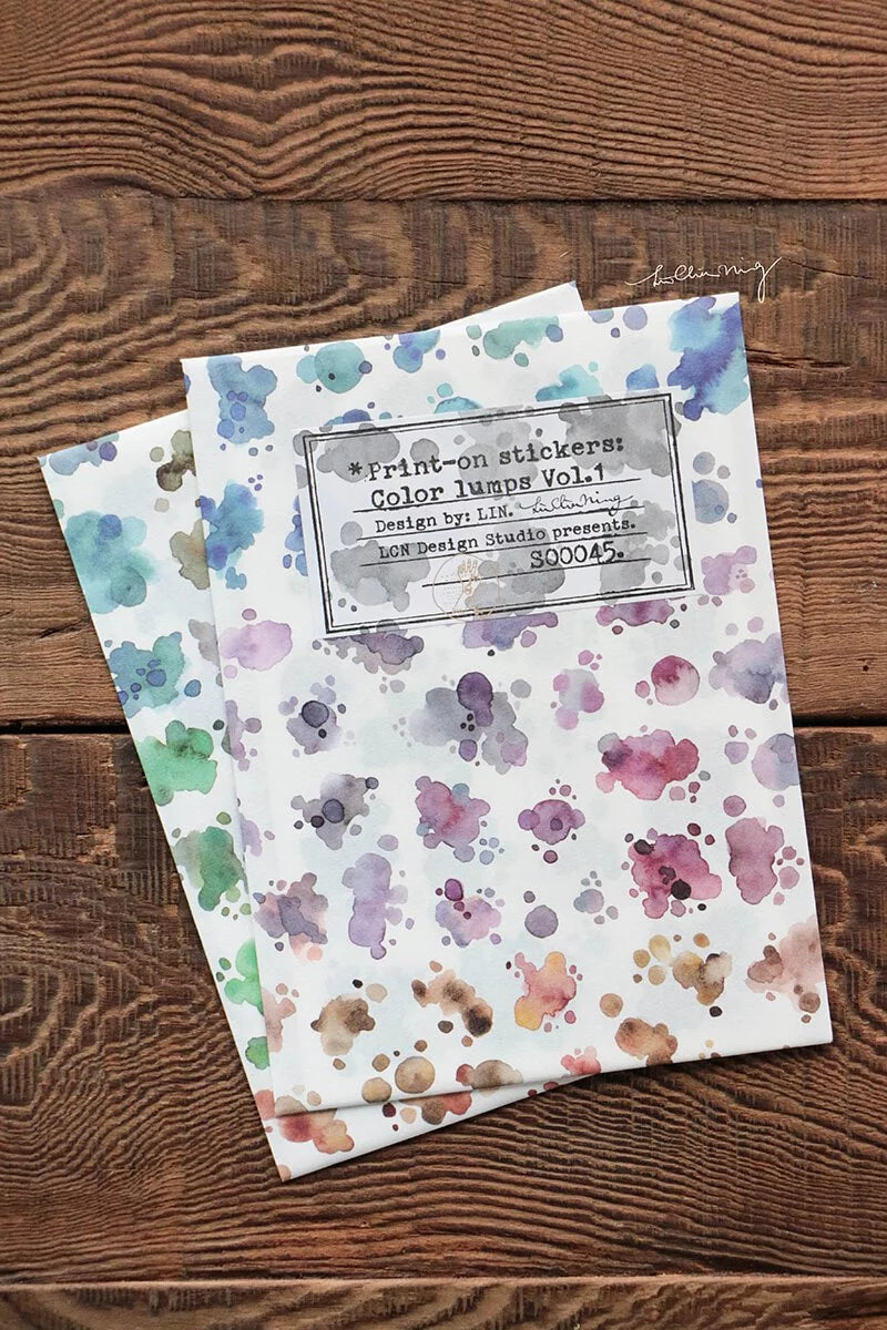LCN print-on stickers: Color Lumps vol. 1
