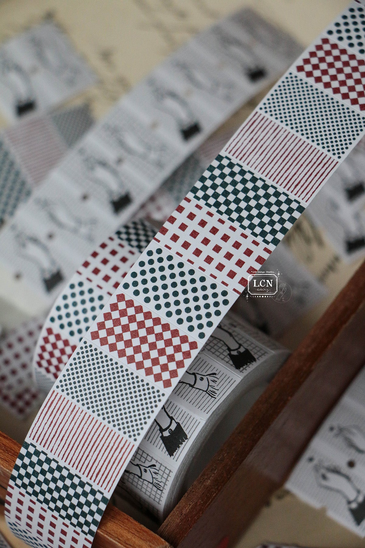 LCN Label Sticker Roll: Pattern