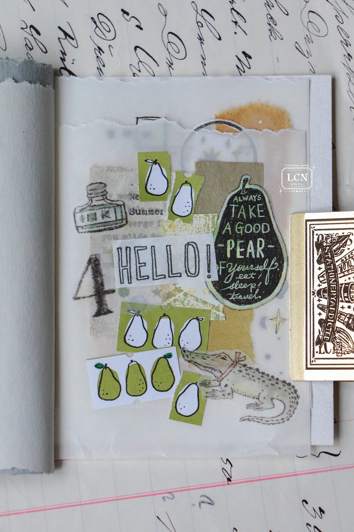 LCN Label Sticker Roll: Pear
