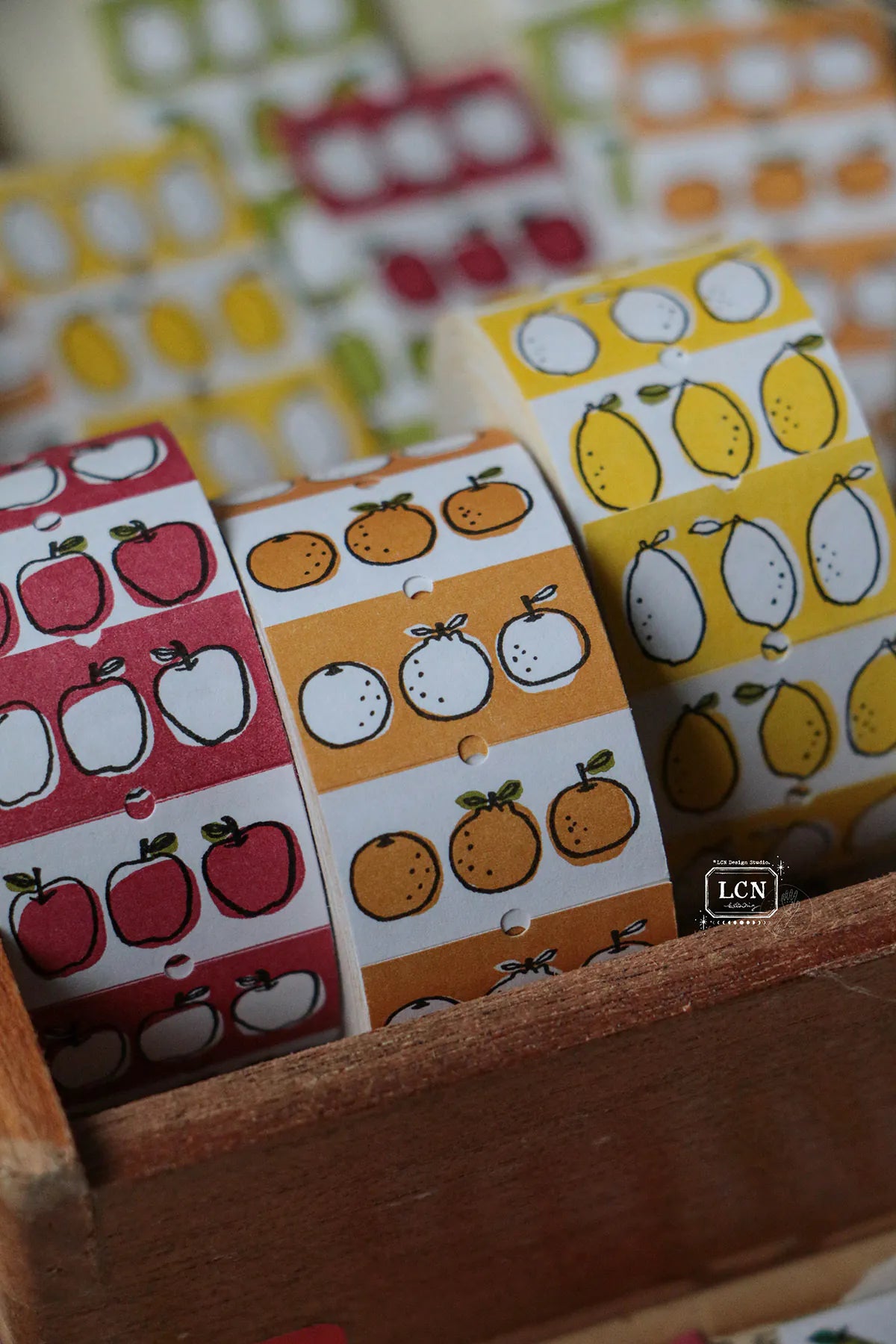 LCN Label Sticker Roll: Tangerine