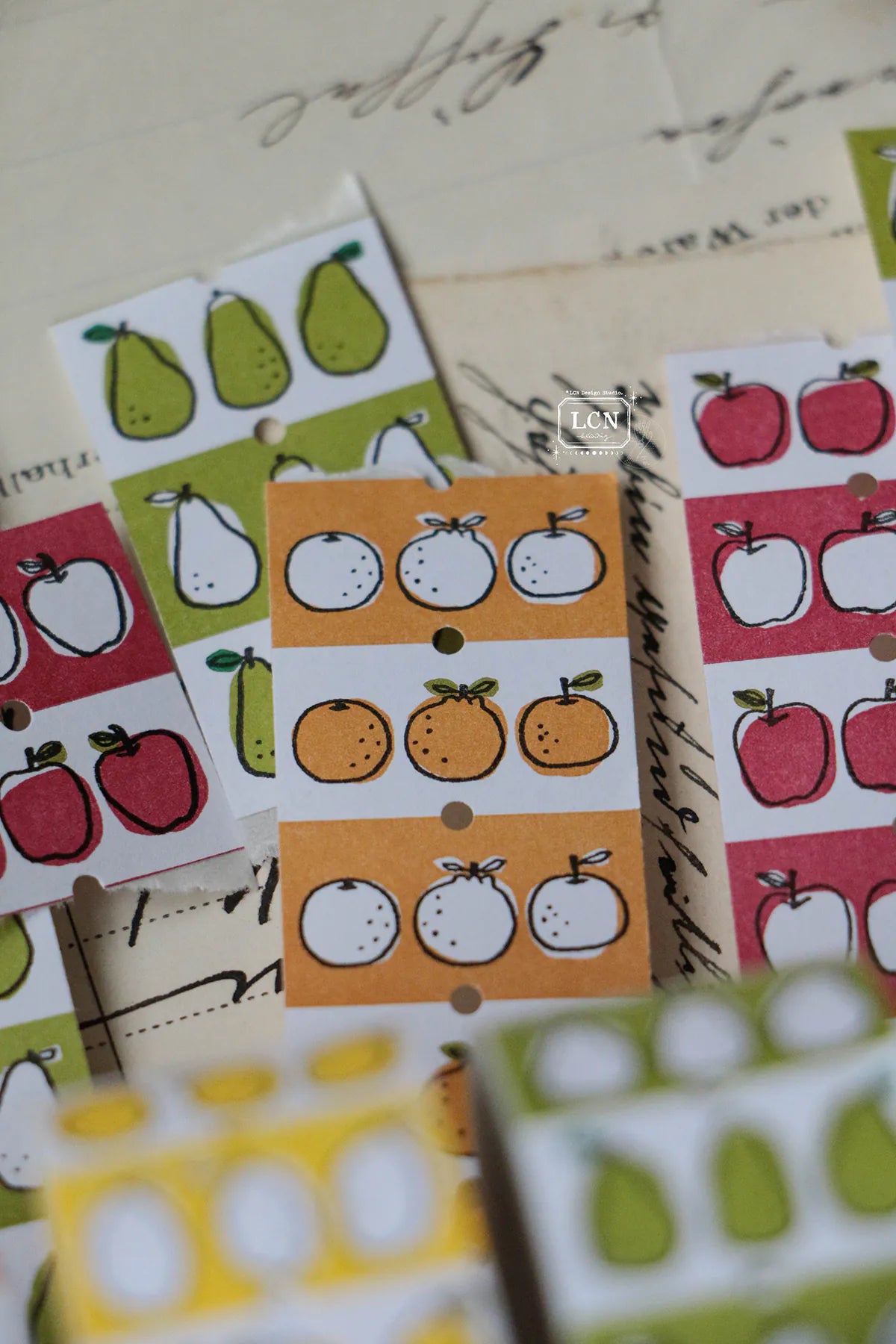 LCN Label Sticker Roll: Tangerine