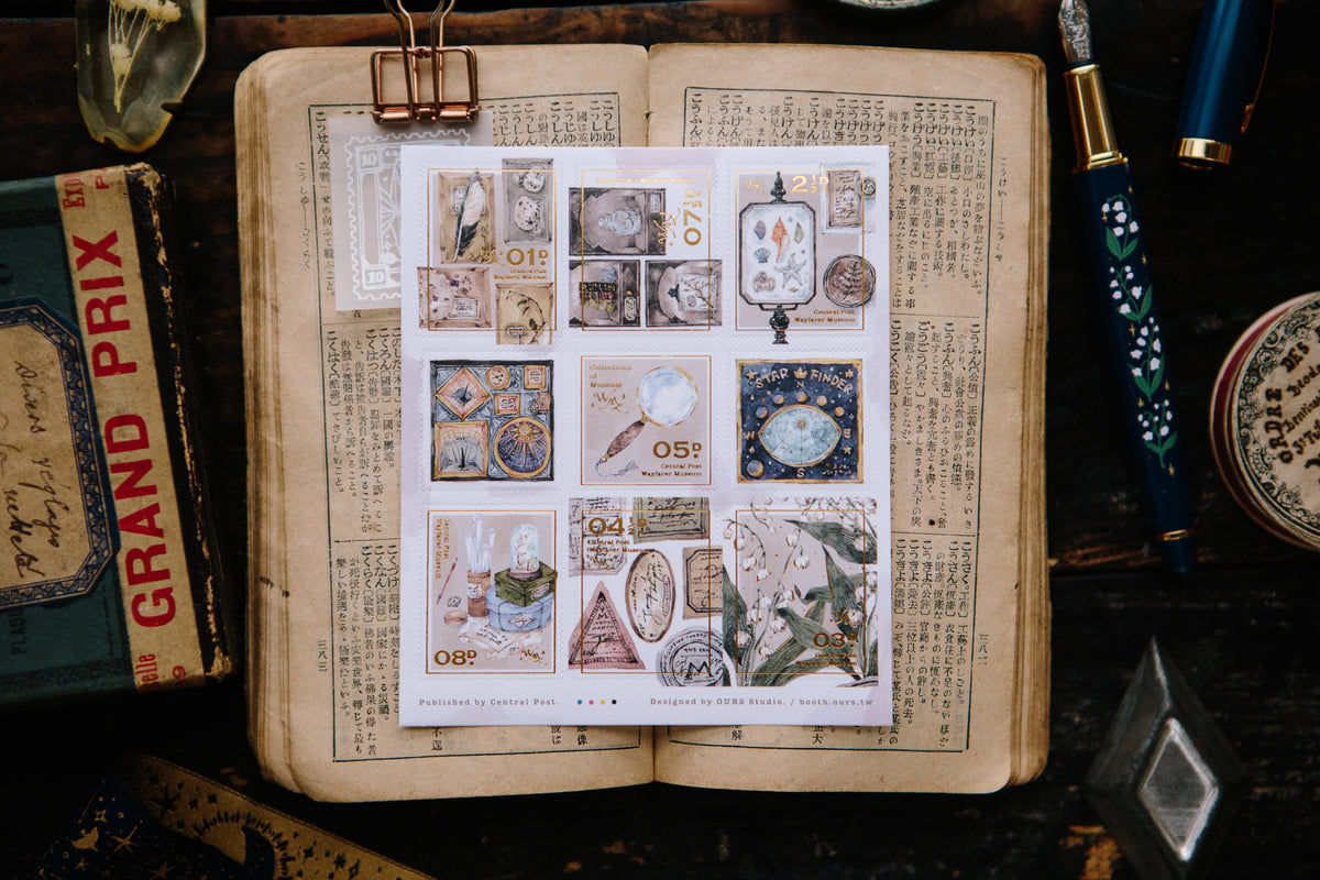 OURS sticker: Collection of Museum stamp sticker