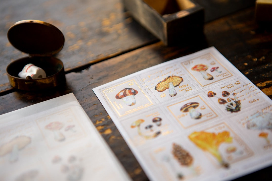 OURS Studio Sticker: Mushroom Recipe Stamp Sticker