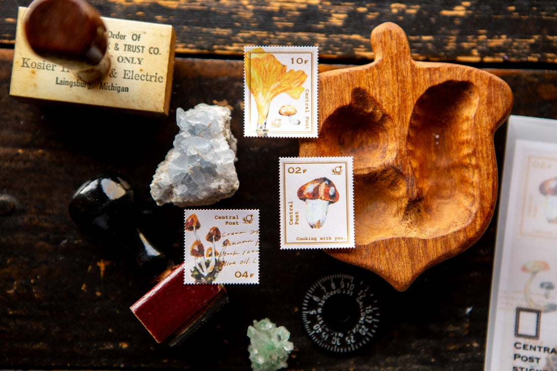 OURS Studio Sticker: Mushroom Recipe Stamp Sticker