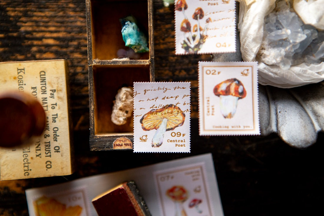 OURS Studio Sticker: Mushroom Recipe Stamp Sticker