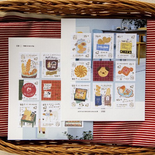 OURS sticker :Bakery Cheers Stamp like Sticker