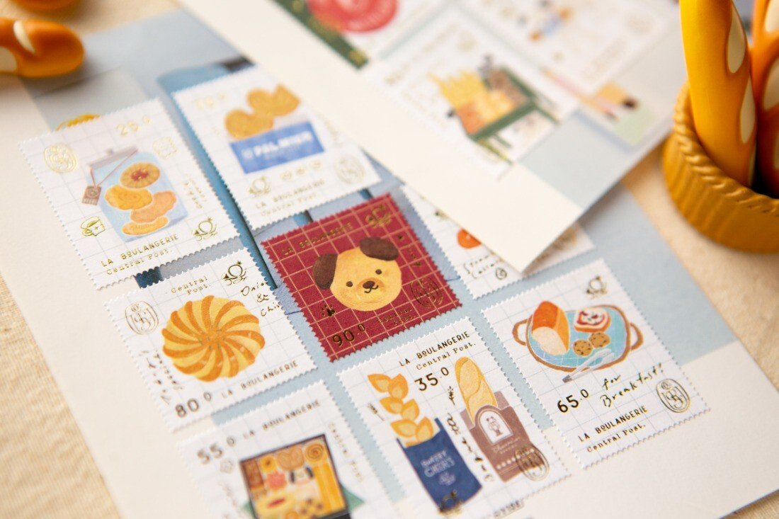 OURS sticker :Bakery Cheers Stamp like Sticker