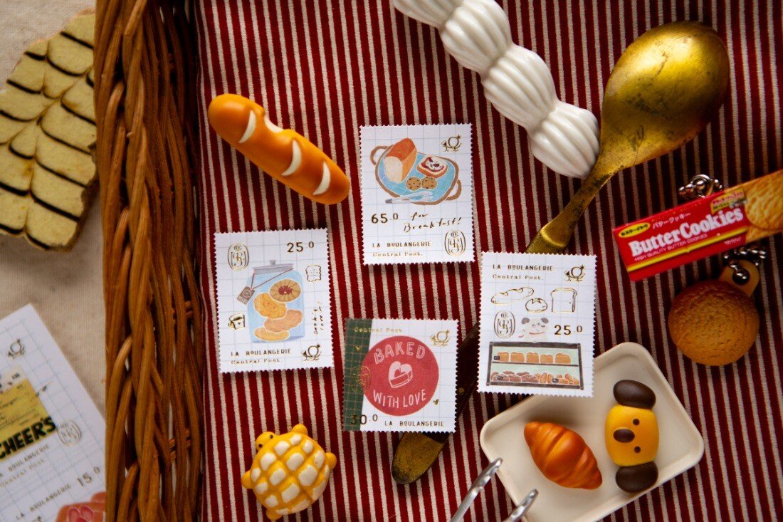 OURS sticker :Bakery Cheers Stamp like Sticker
