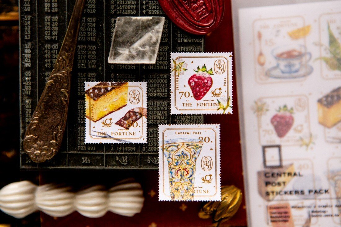 OURS sticker: The fortune Stamp-like Stickers