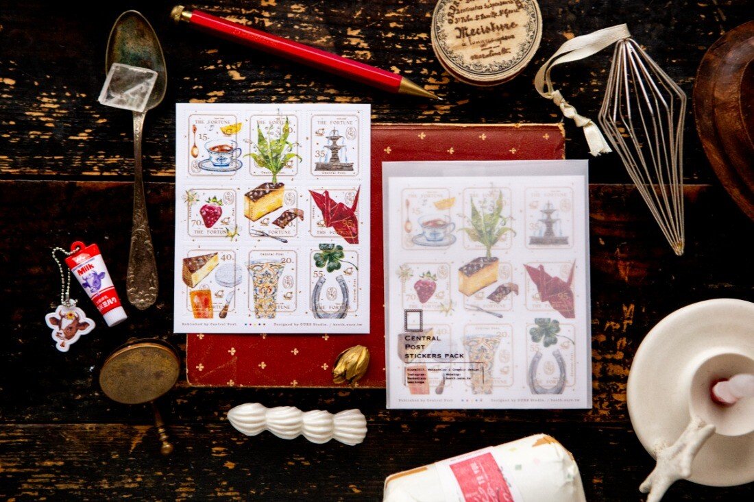 OURS sticker: The fortune Stamp-like Stickers
