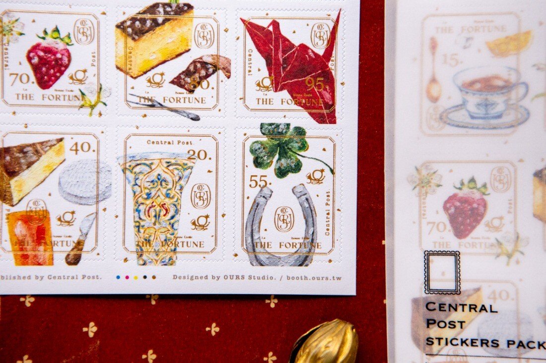 OURS sticker: The fortune Stamp-like Stickers