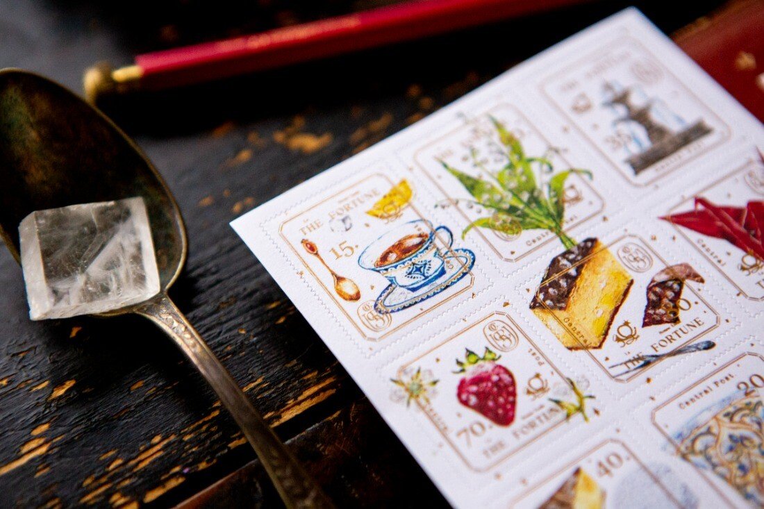 OURS sticker: The fortune Stamp-like Stickers