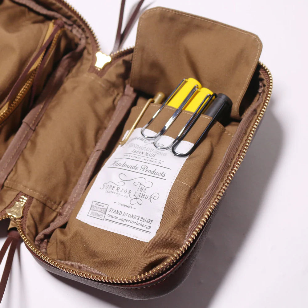 TSL Utility Leather Case (Urban Sketchers leather pen case)